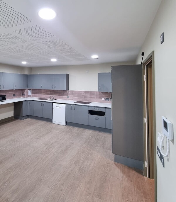 Kitchen at Bridgewell Supported Living
