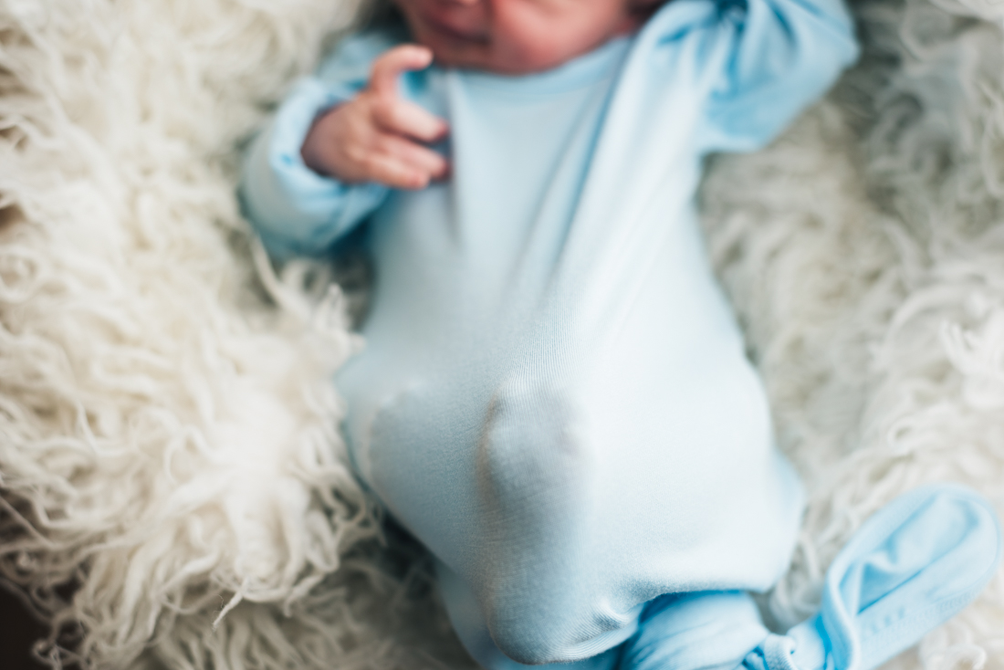 Photo of baby boy from above, feel in focus.  5 Photography Phone Tips blog post