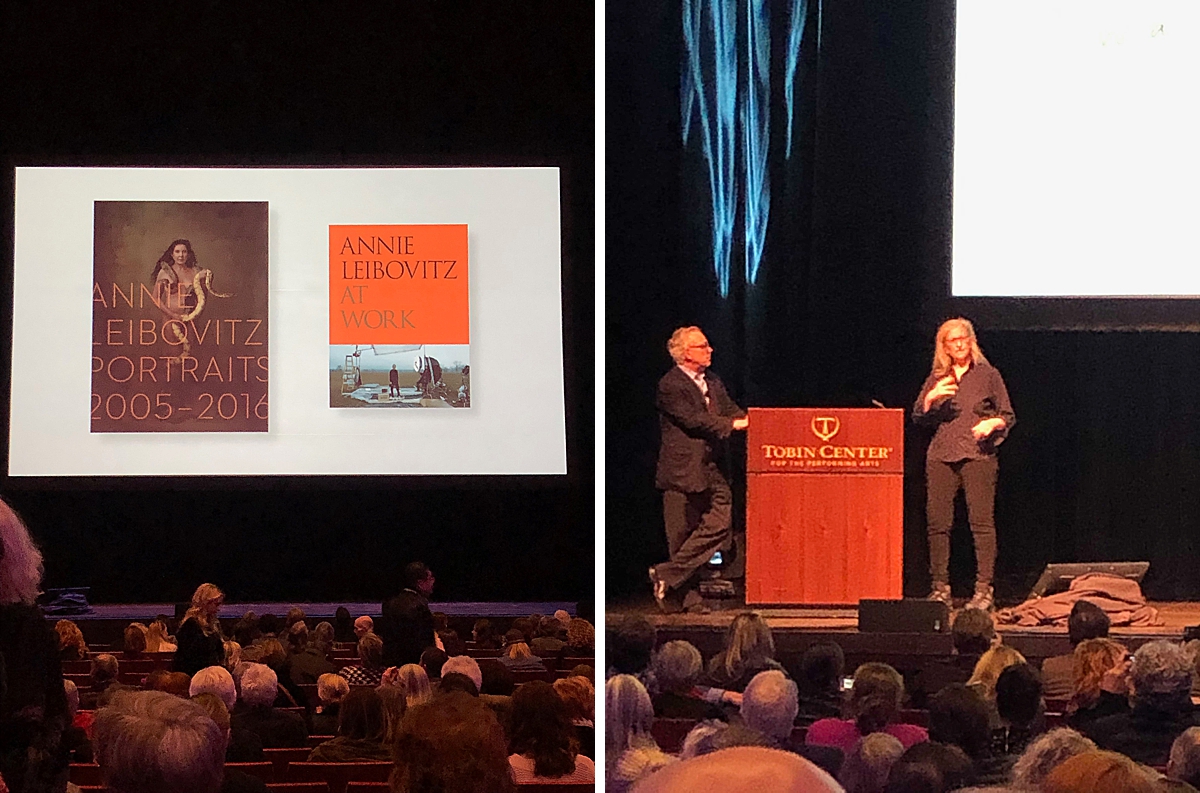 Annie Leibovitz in San Antonio at Tobin Center for artist talk