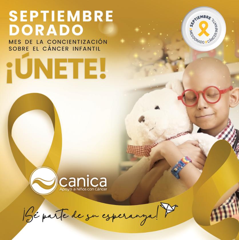 Septiembre Dorado 2025: CANICA A.C. se une a la campaña global por la concientización del cáncer infantil