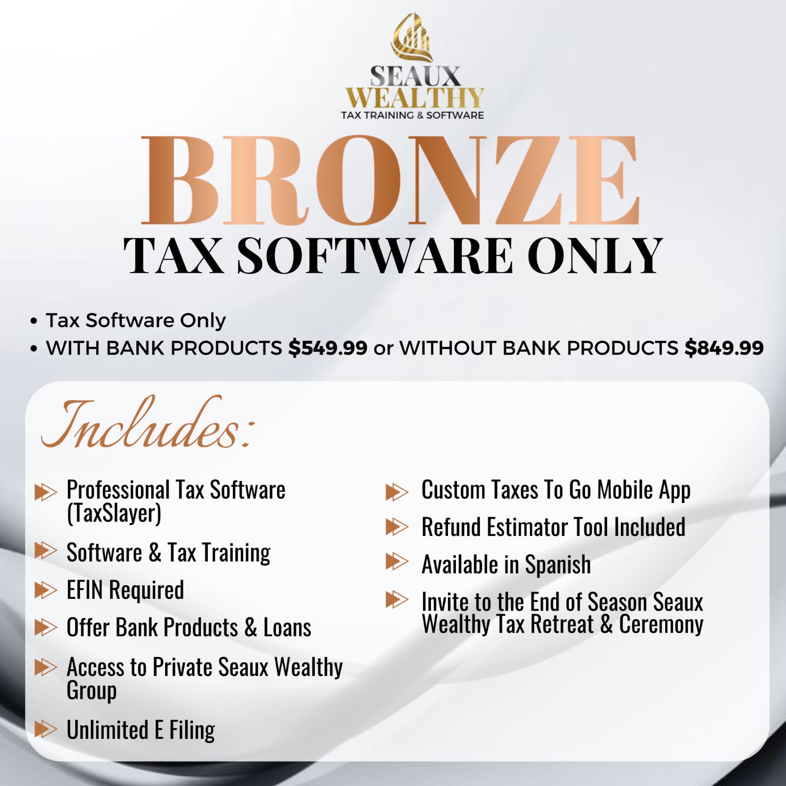 Bronze (without Bank Products)