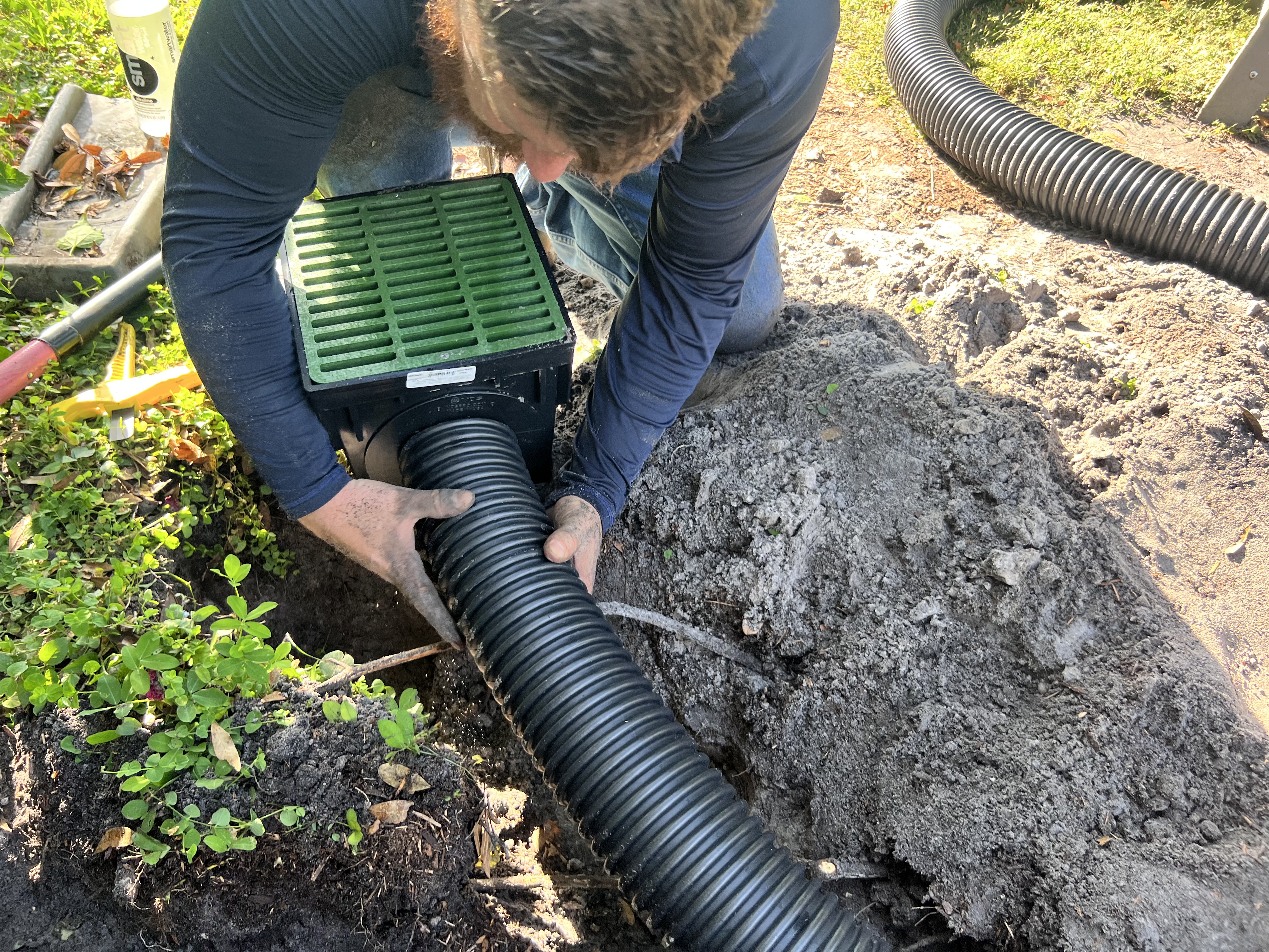 French Drain Installation by Landscape Design & Installation LLC French Drain Installation by Landscape Design & Installation LLC