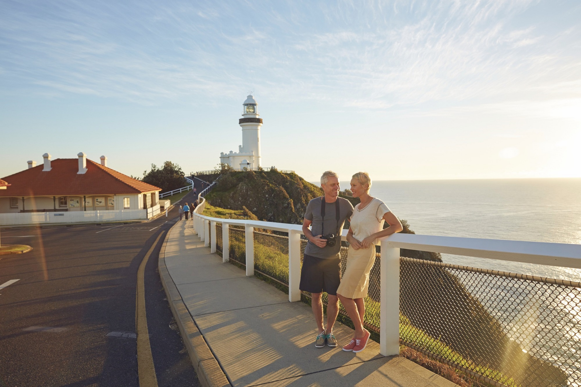 aussie couple at the beach