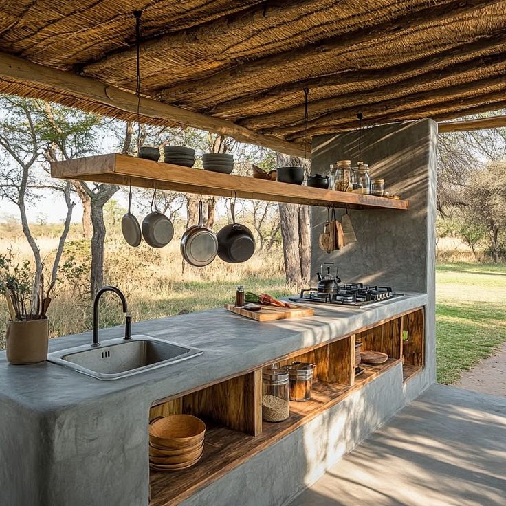 Solar-powered off-grid home in Sumba with native garden, supporting renewable energy lifestyle. Solar-powered off-grid home in Sumba with native garden, supporting renewable energy lifestyle.