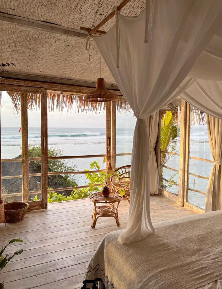 Wooden bungalow perched on a cliff at Sumba Sunset Cliff with sweeping ocean views Wooden bungalow perched on a cliff at Sumba Sunset Cliff with sweeping ocean views