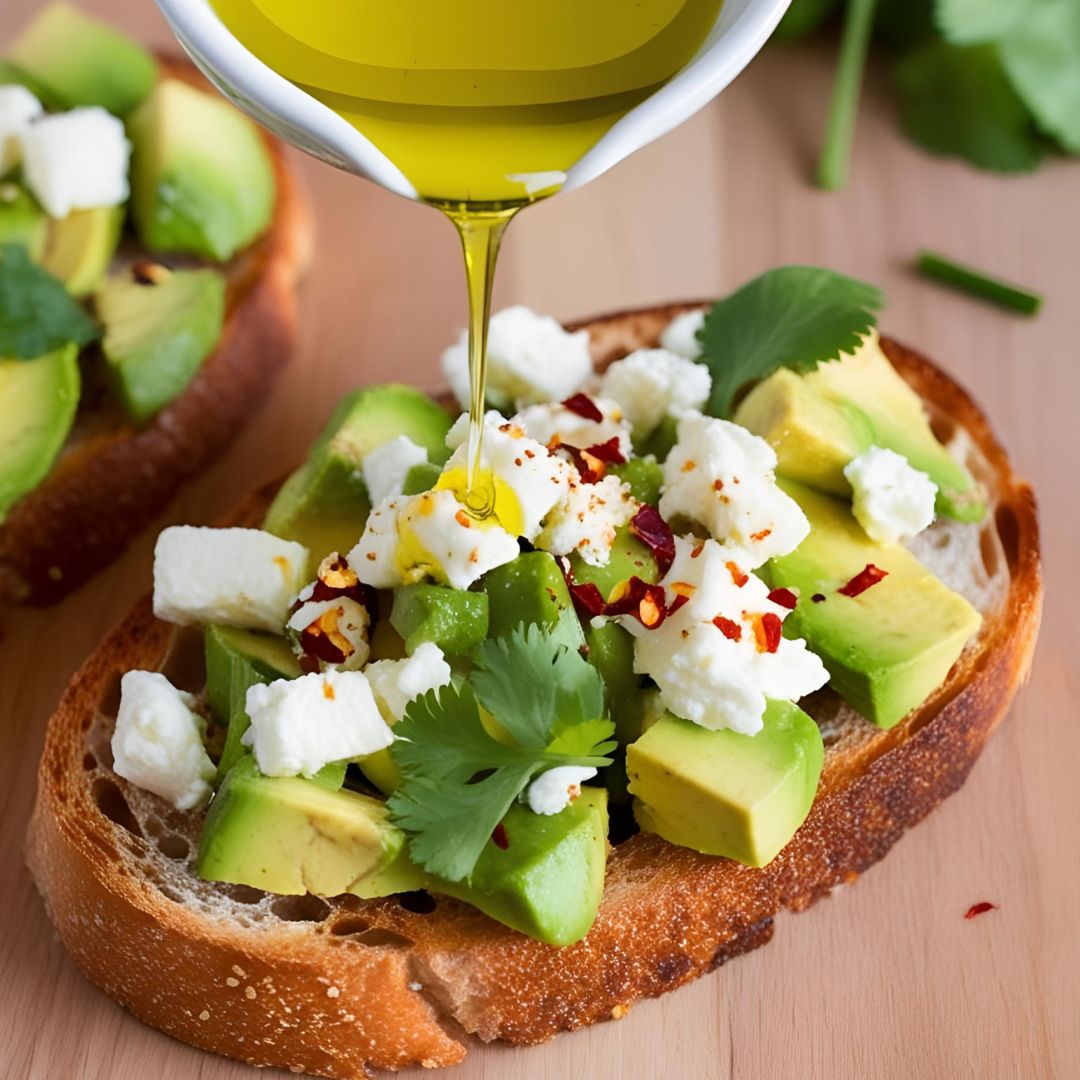 pan con aguacate y queso feta pan con aguacate y queso feta