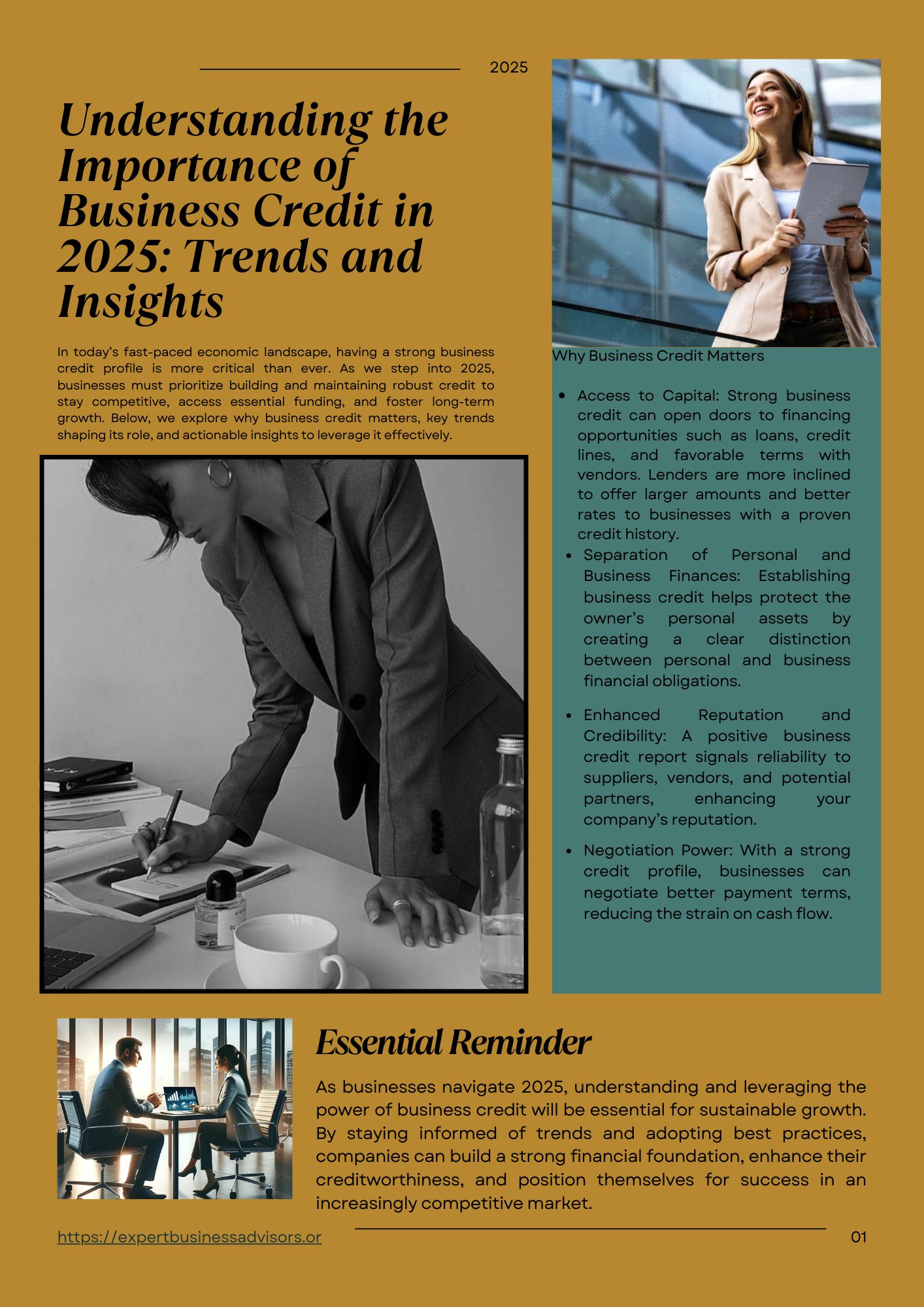 Trends in business credit Trends in business credit