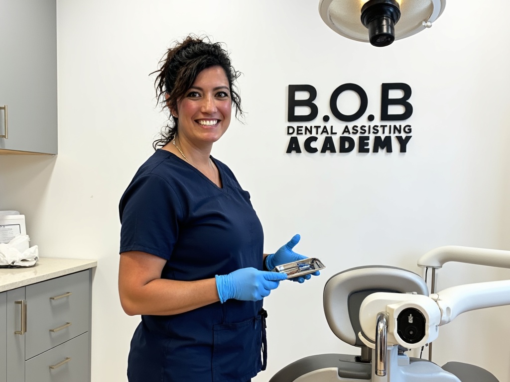 Brittni Sanchez, founder and lead instructor at B.O.B Dental Academy, certified dental assistant with 17 years experience