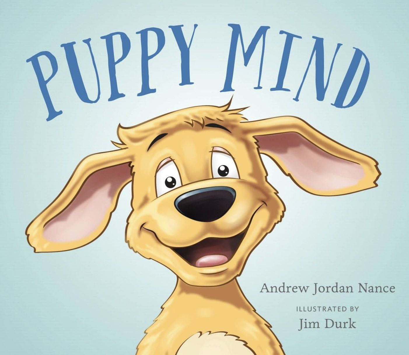 Puppy Mind Cover with a picture of a cute cartoon like puppy Puppy Mind Cover with a picture of a cute cartoon like puppy