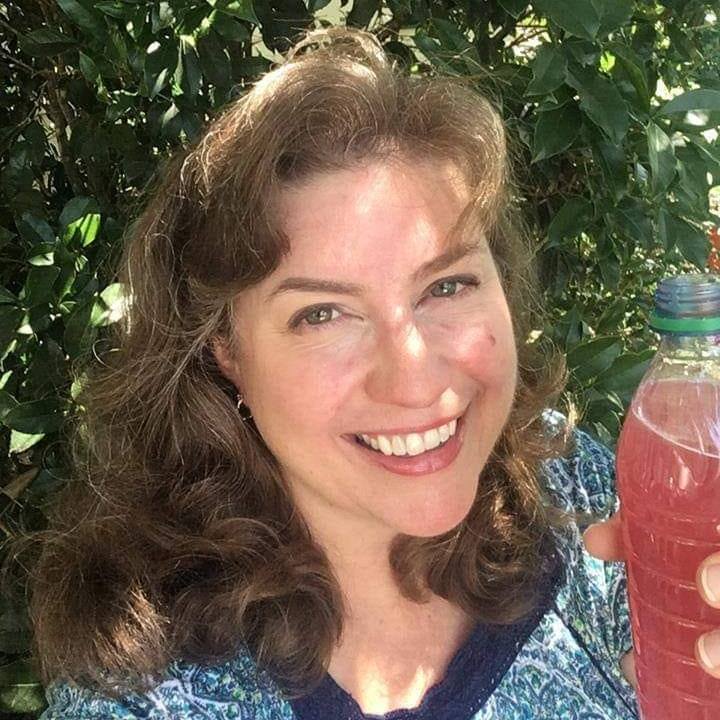 Amy Johnson with Plexus' "Pink Drink"