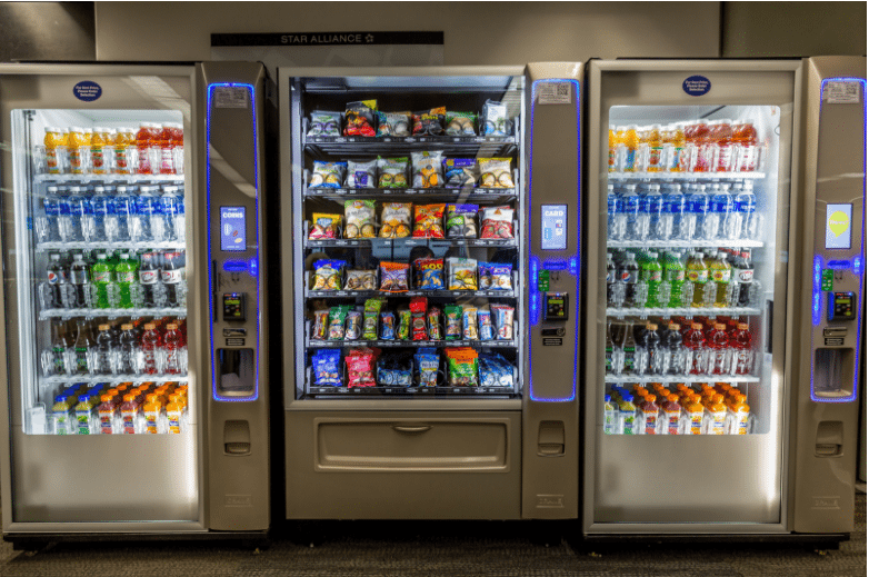 vending machines on location