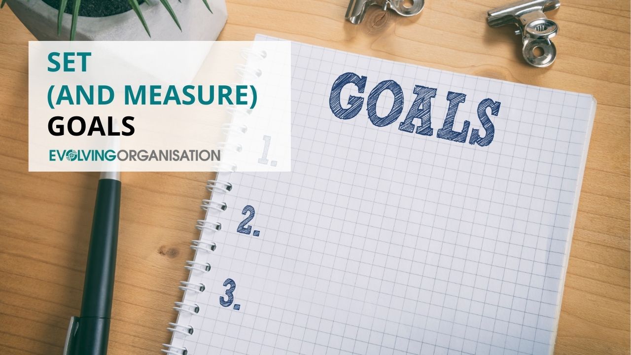 Set and Measure Goals Set and Measure Goals