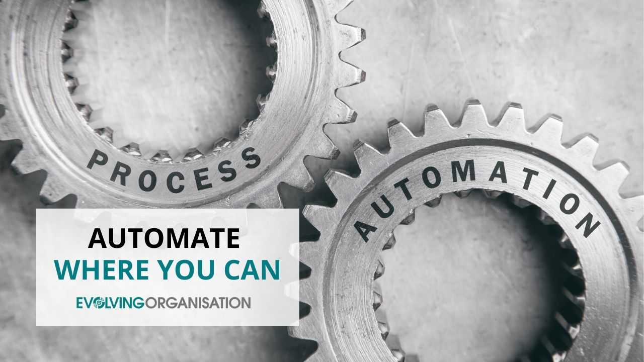Automate Where You Can Automate Where You Can