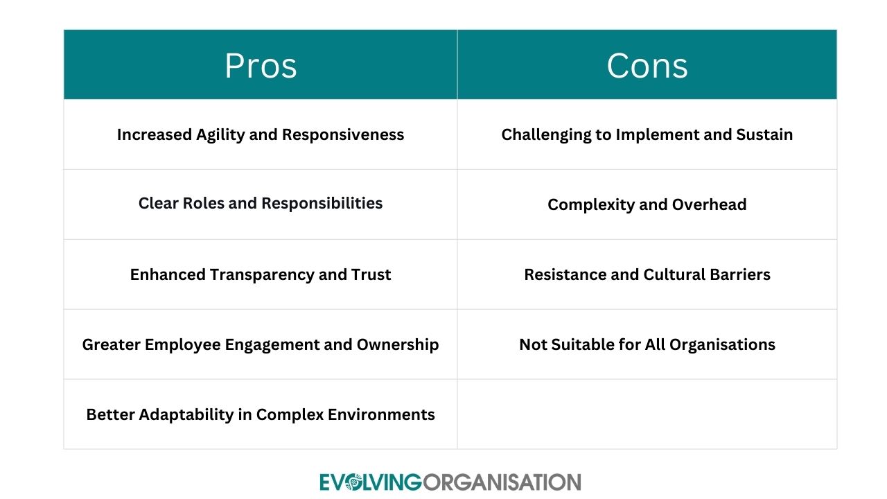 Advantages & Disadvantages OF HOLACRACY Advantages & Disadvantages OF HOLACRACY