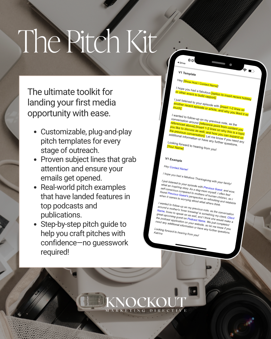 Your go-to toolkit for crafting compelling emails that land you media features, podcast interviews, and more. Your go-to toolkit for crafting compelling emails that land you media features, podcast interviews, and more.