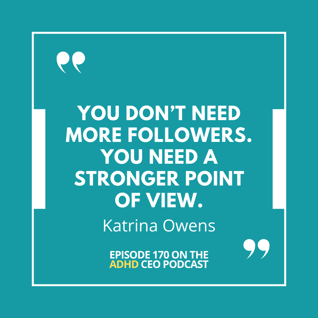 you don't need more followers, you need a stronger point of view you don't need more followers, you need a stronger point of view
