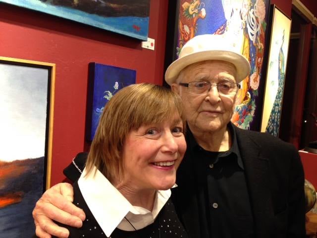 Norman Lear and Geri Jewell