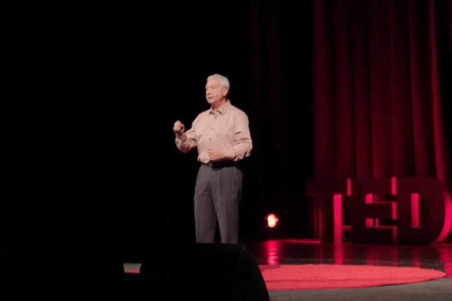John Tarantino speaking on the TEDx stage