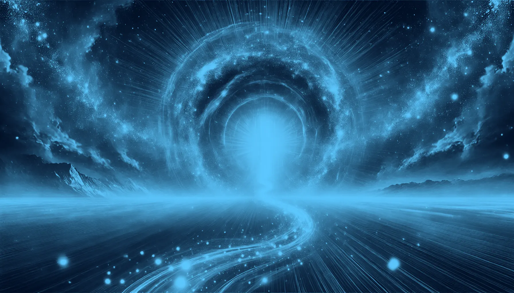 Serene wellness background representing peak vitality and mental clarity