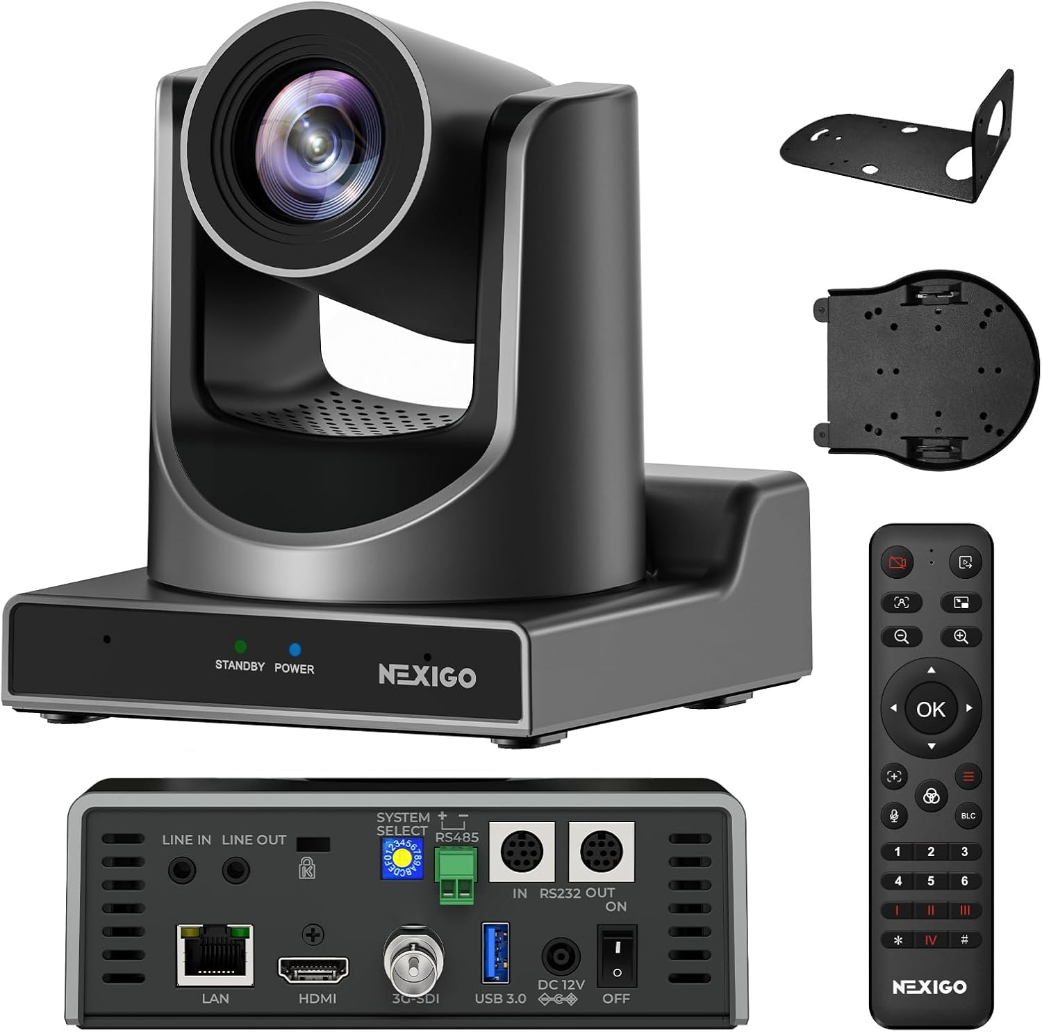 NexiGo AC-SL1500 professional webcam image and accessories NexiGo AC-SL1500 professional webcam image and accessories