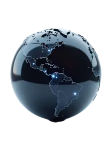 Your Journey Starts Now Liquid Metal Globe