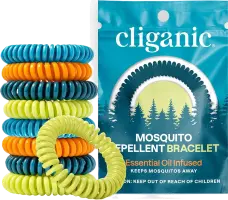 Cliganic 10 Pack Mosquito Repellent Bracelets image Cliganic 10 Pack Mosquito Repellent Bracelets image