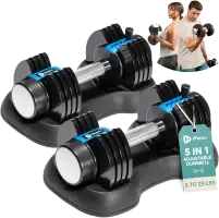 Lifepro Adjustable Dumbbells Set (5-25 lbs) Lifepro Adjustable Dumbbells Set (5-25 lbs)