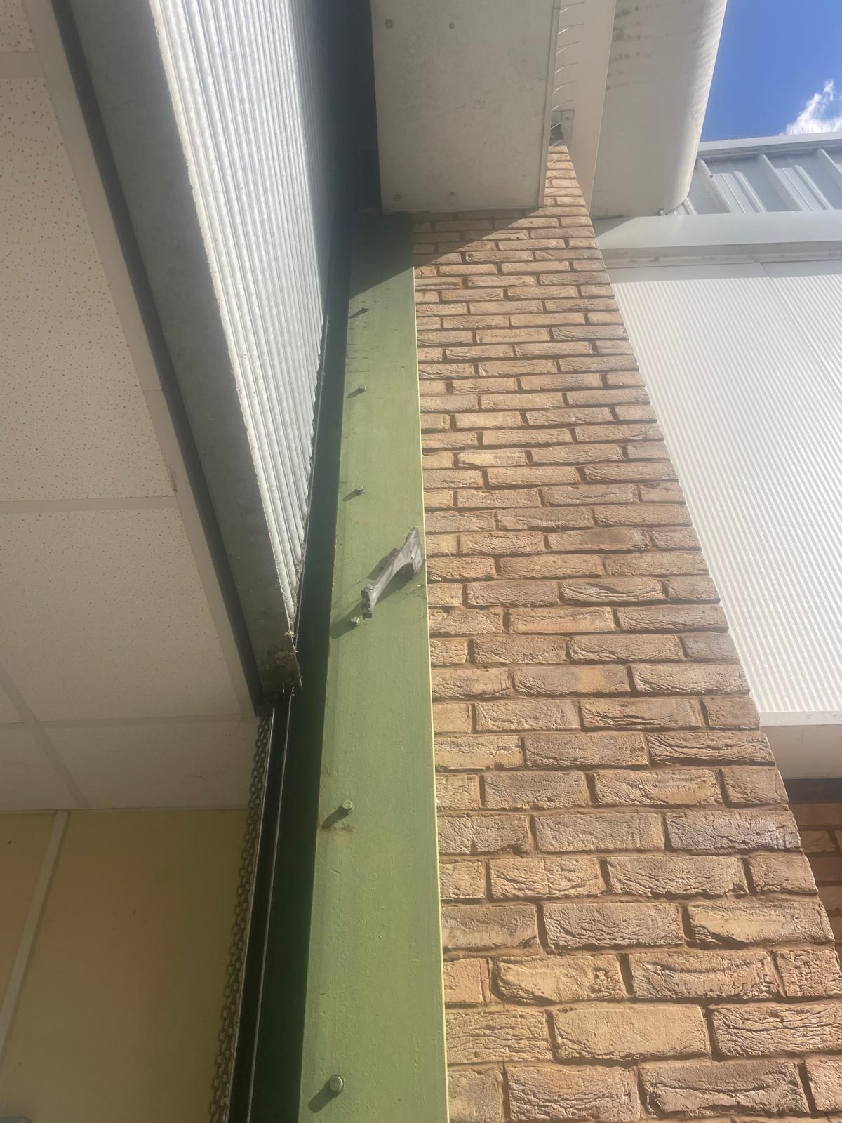 After image showing repaired roller shutter after service contract in Southend Essex After image showing repaired roller shutter after service contract in Southend Essex