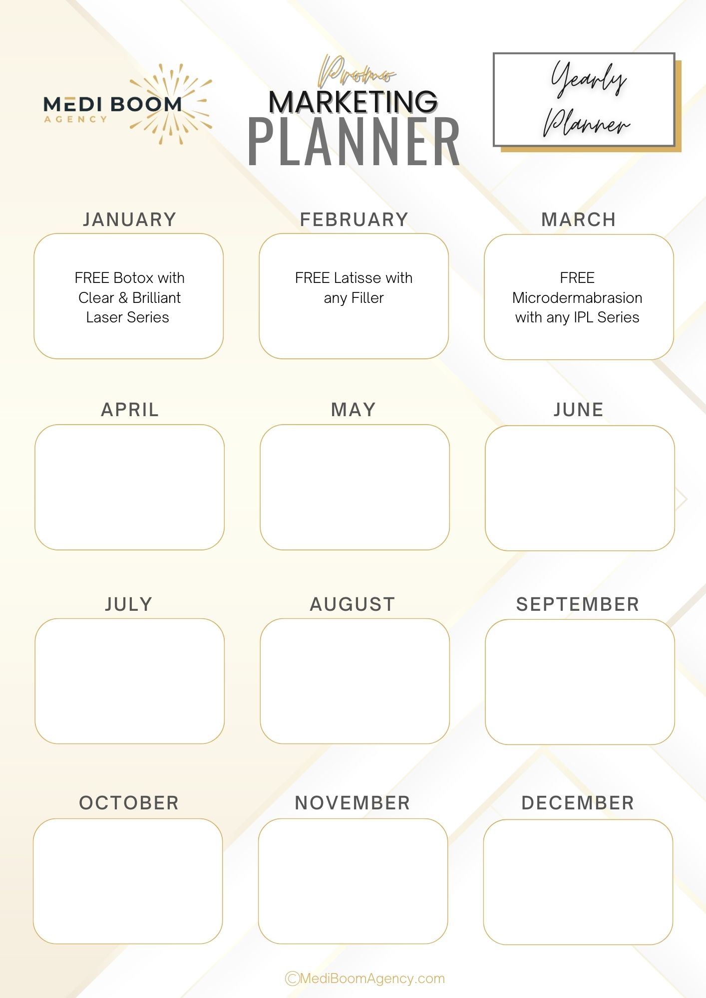 Med Spa Yearly Marketing Plan