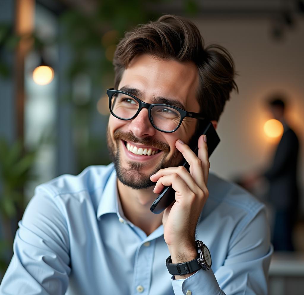 business owner on the phone business owner on the phone