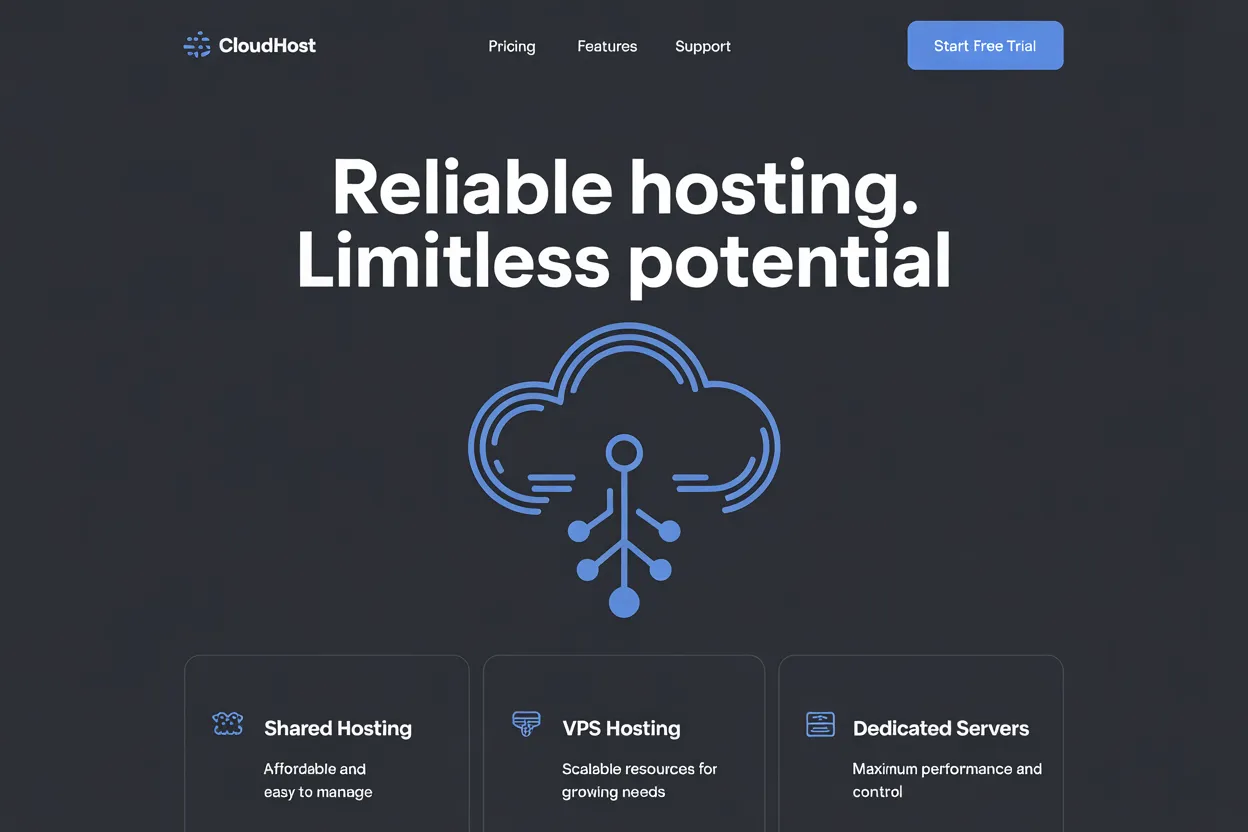 Dark image of website hosting Dark image of website hosting