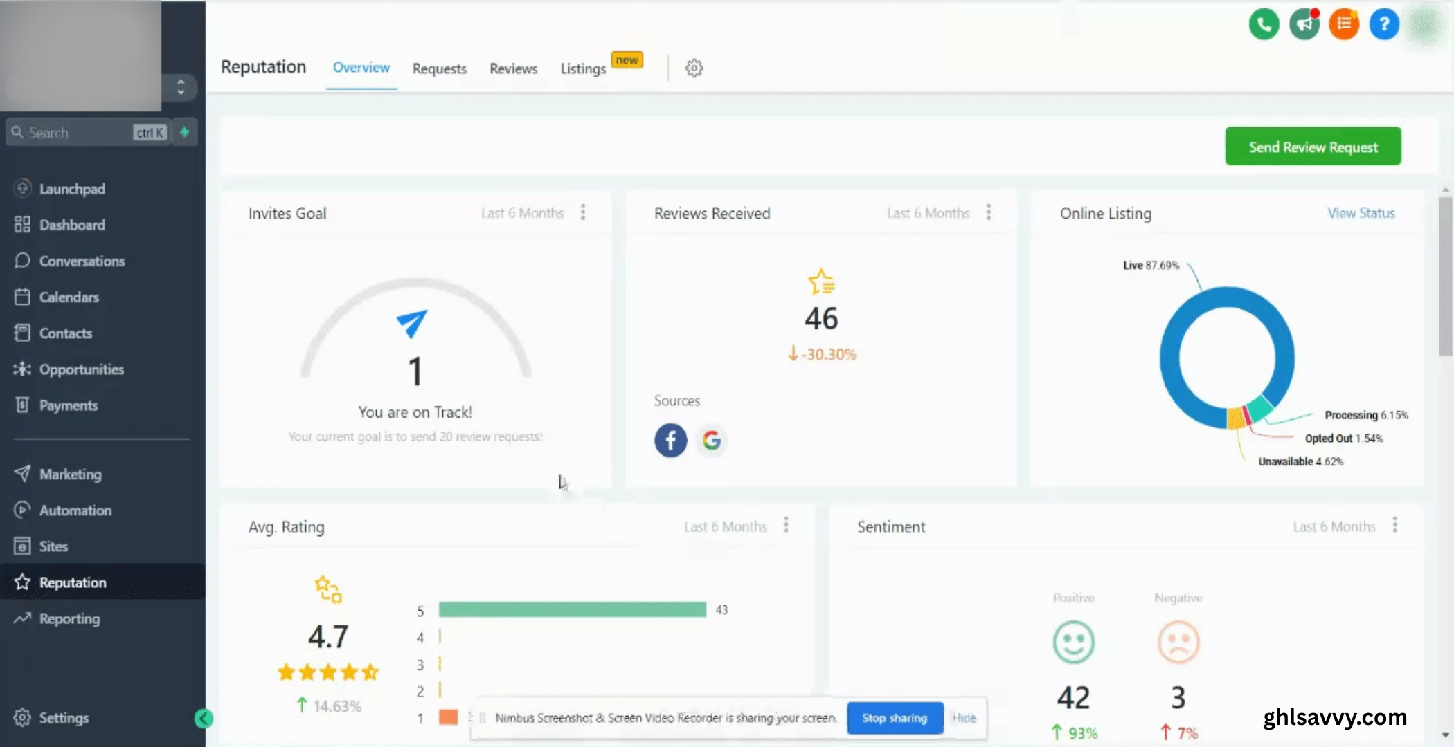 Gohighlevel Dashboard Gohighlevel Dashboard