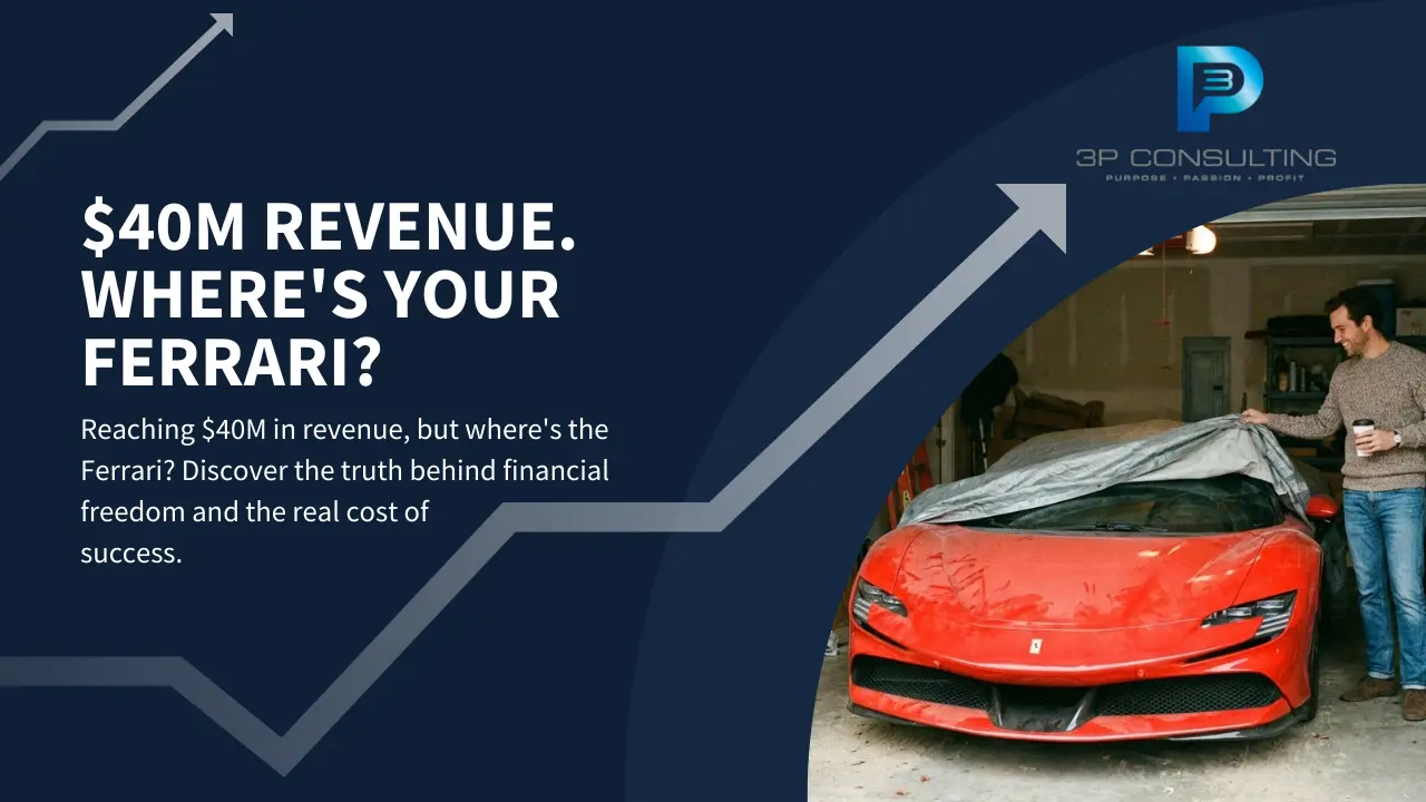 $40M Revenue. Where's your Ferrari?