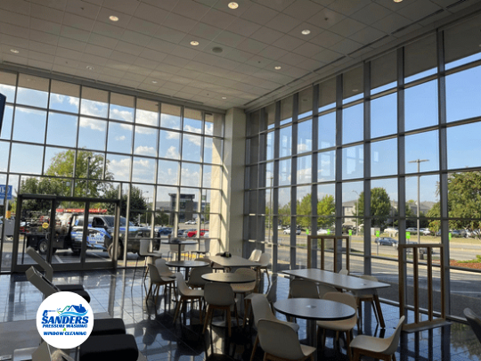 Commercial Window Cleaning by Sanders Pressure Washing & Window Cleaning - Murfreesboro TN