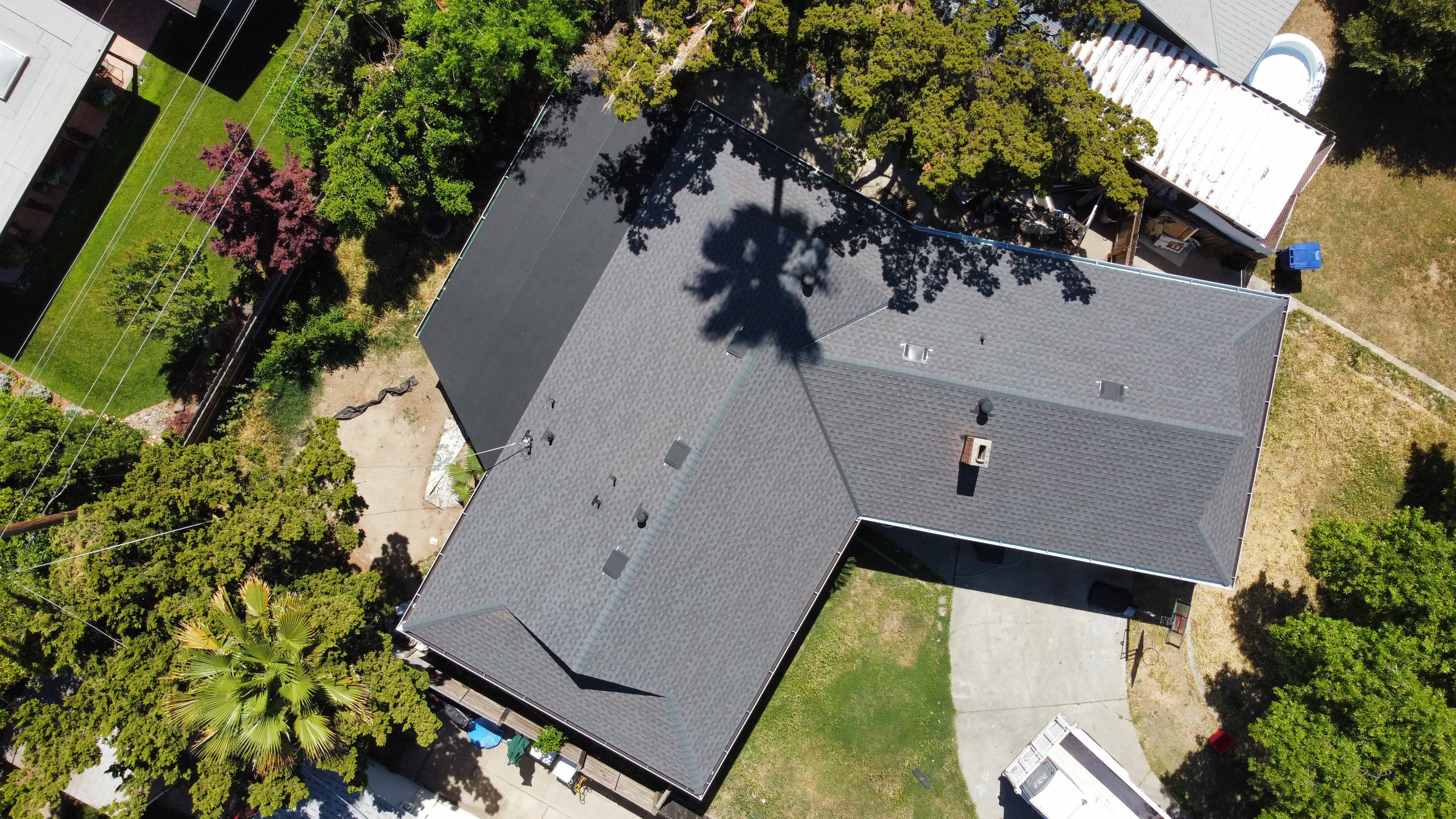 Beautiful repaired roof 