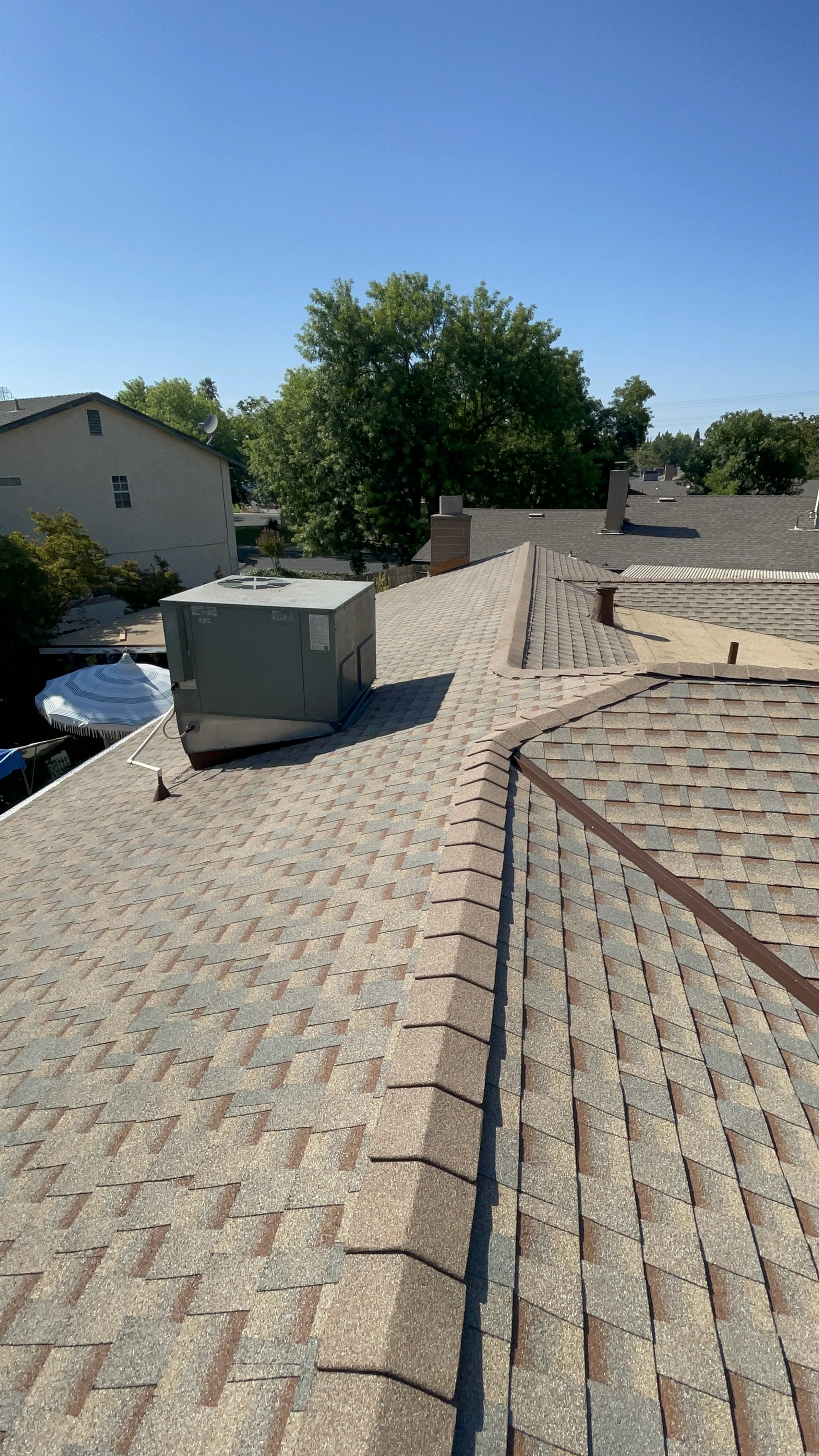 Beautiful repaired roof 