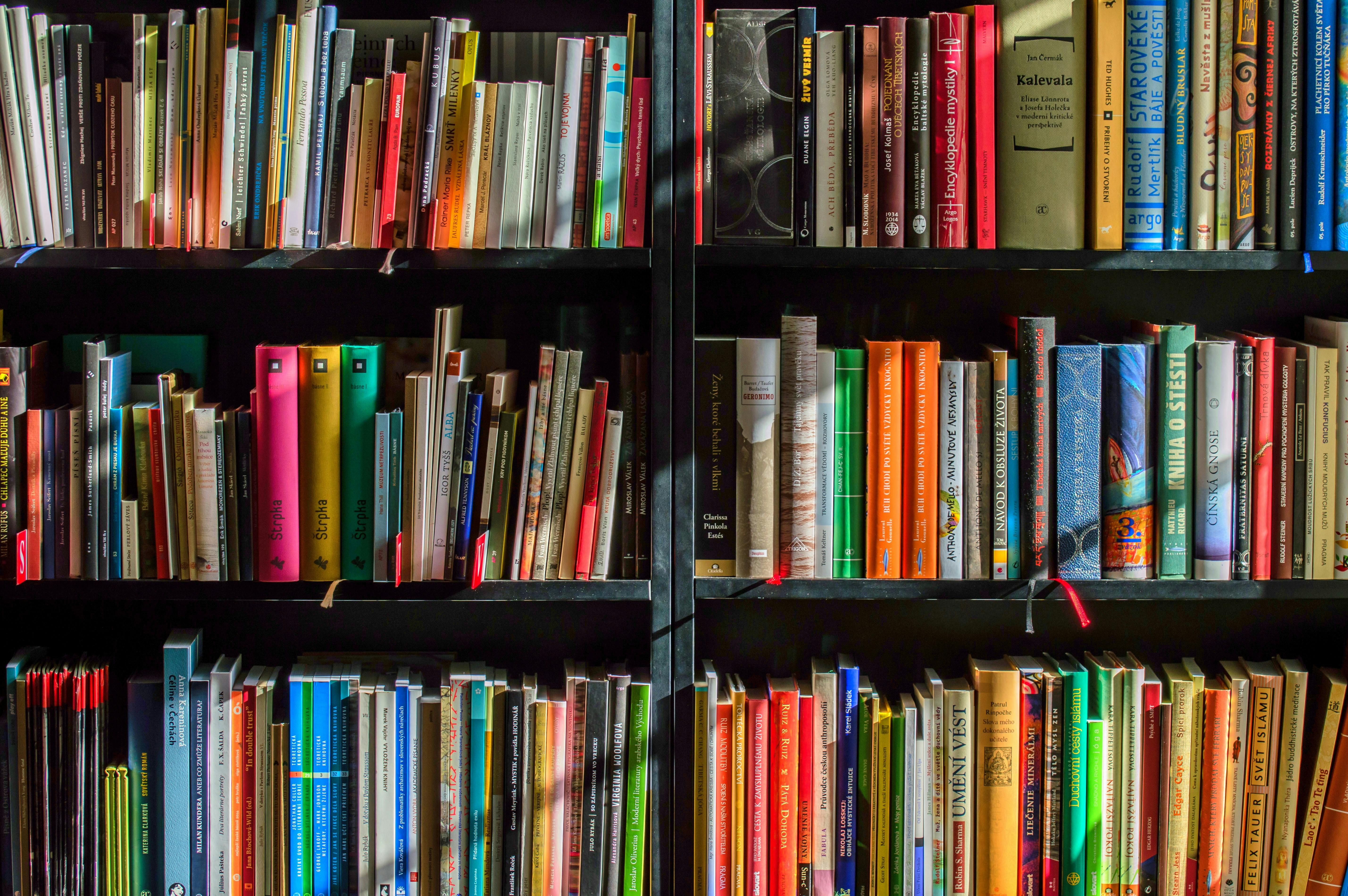 Image of books on shelf, by pixabay Image of books on shelf, by pixabay