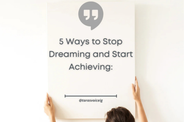 5 Steps To Reach Your Goals - Stop Dreaming and Start Achieving