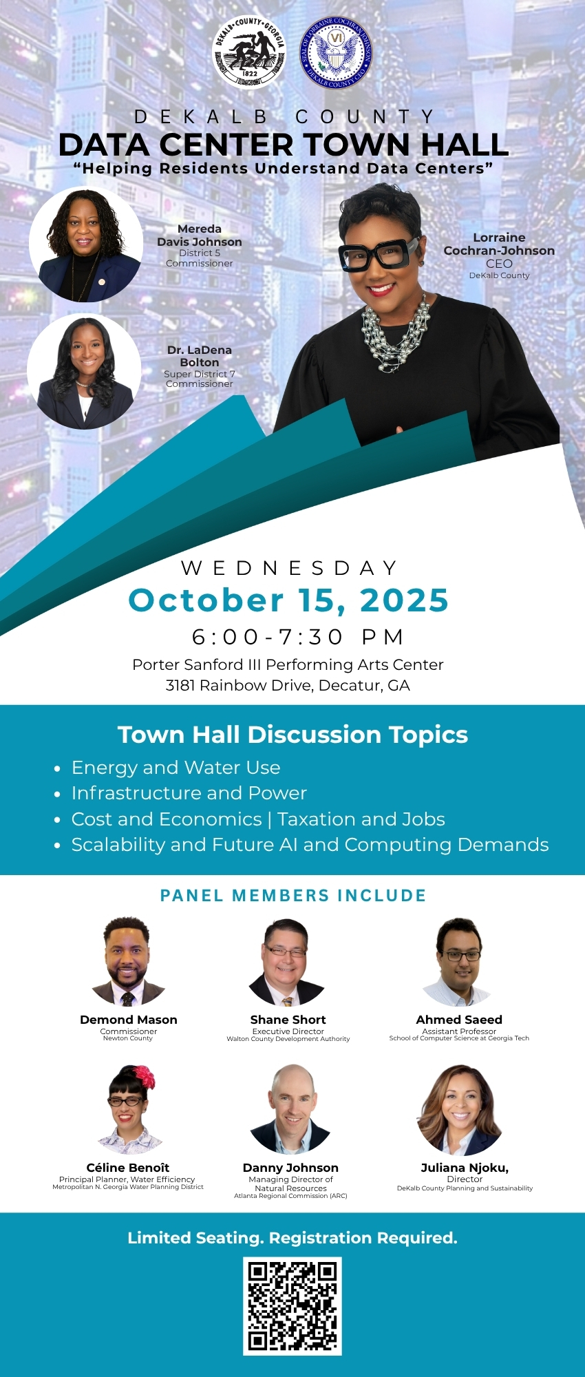 Register for to attend the Data Center Town Hall