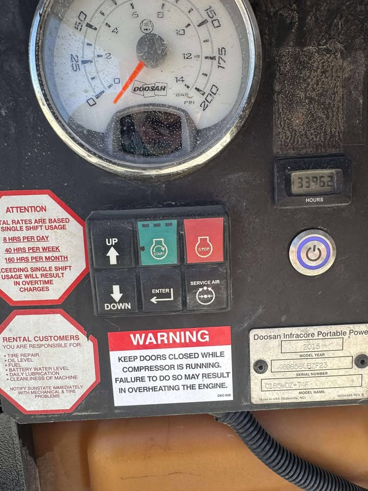 2015 Air Compressor with Hammer