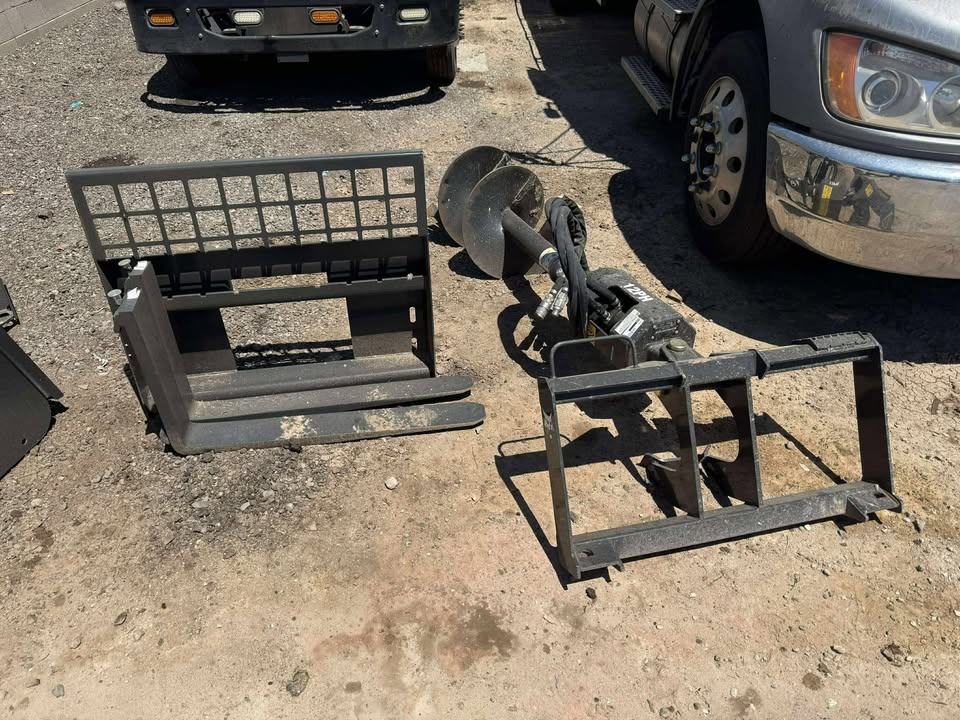 Auger and Pallet Fork Attachments