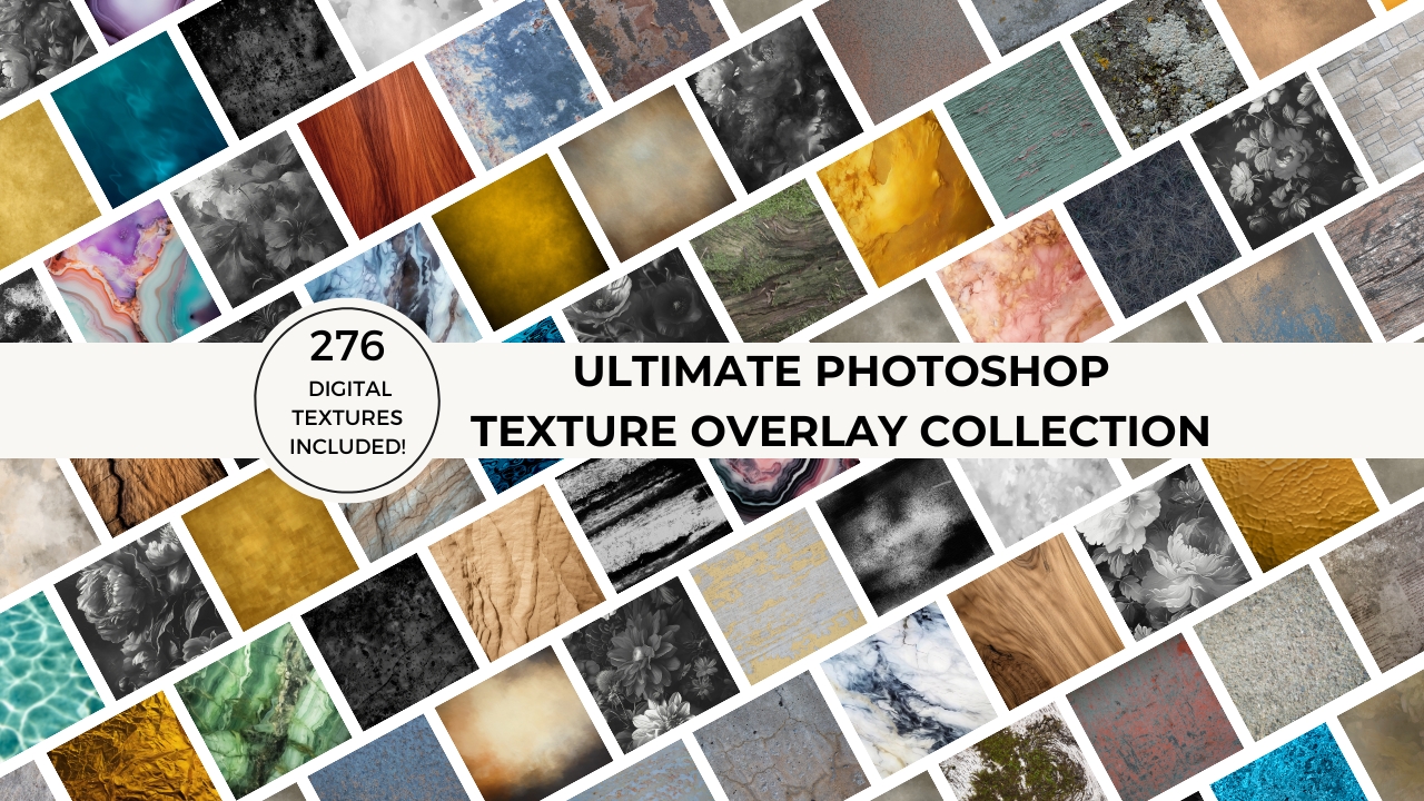 Purchase the Ultimate Photoshop Texture Overlay Collection for only $7 with this promo link