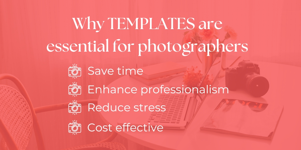 Why templates are essential to a photography business Why templates are essential to a photography business