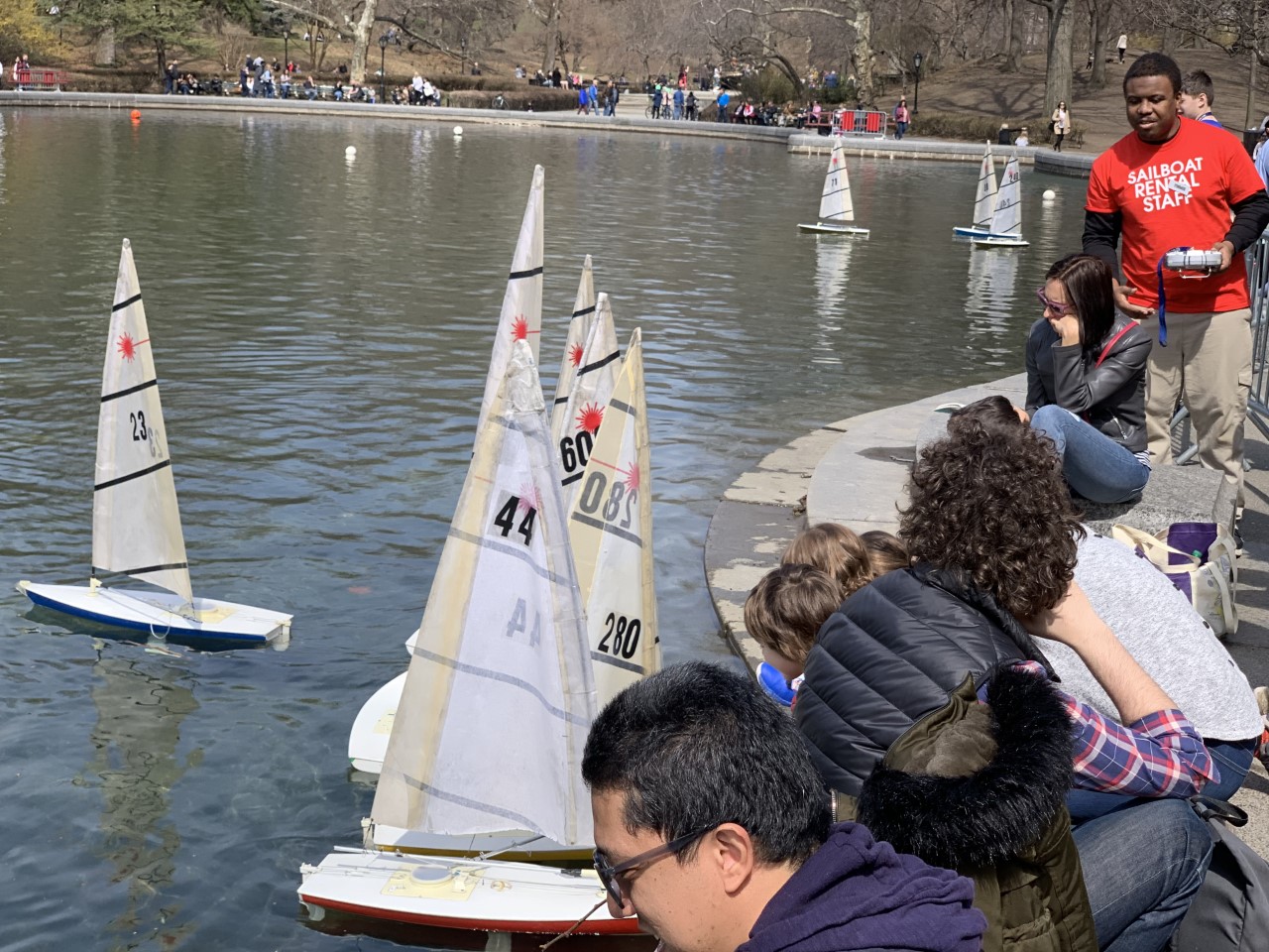 Boats in water