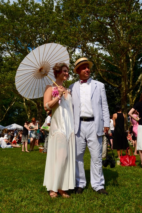 couple at Jazz Age Lawn Party