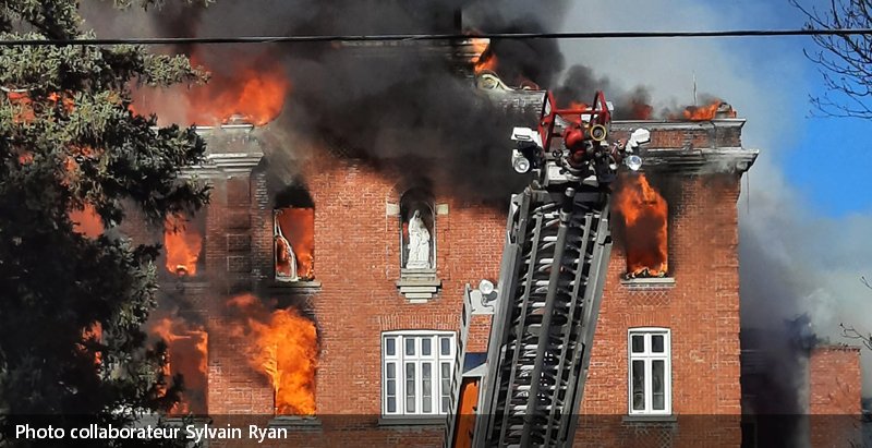 feu dans une RPA