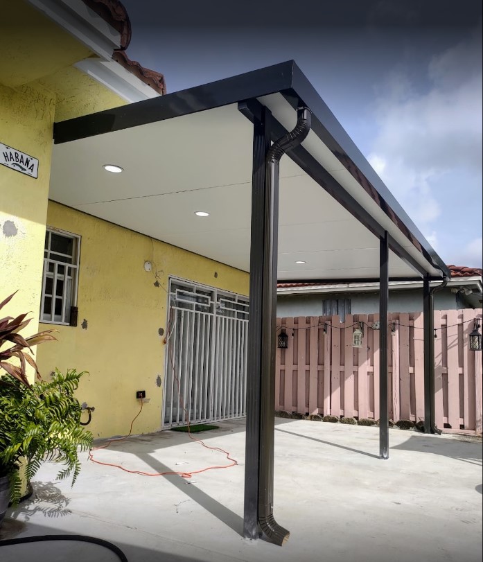 Classic pergola over patio
