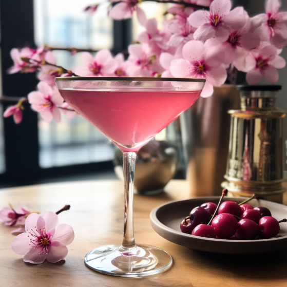 cherry blossom martini