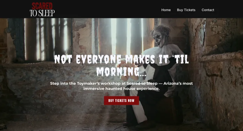 Scared to Sleep Haunted House