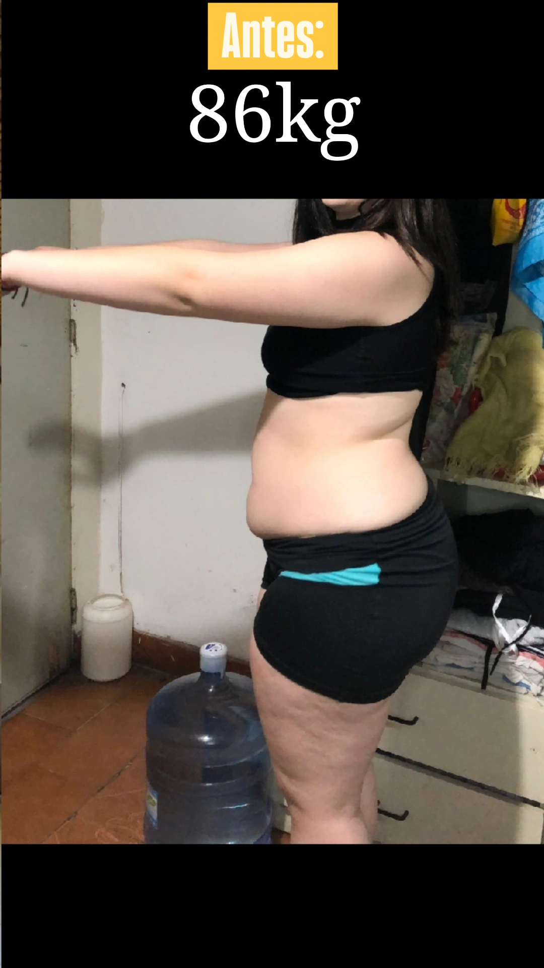 Karen - antes (86 kg)